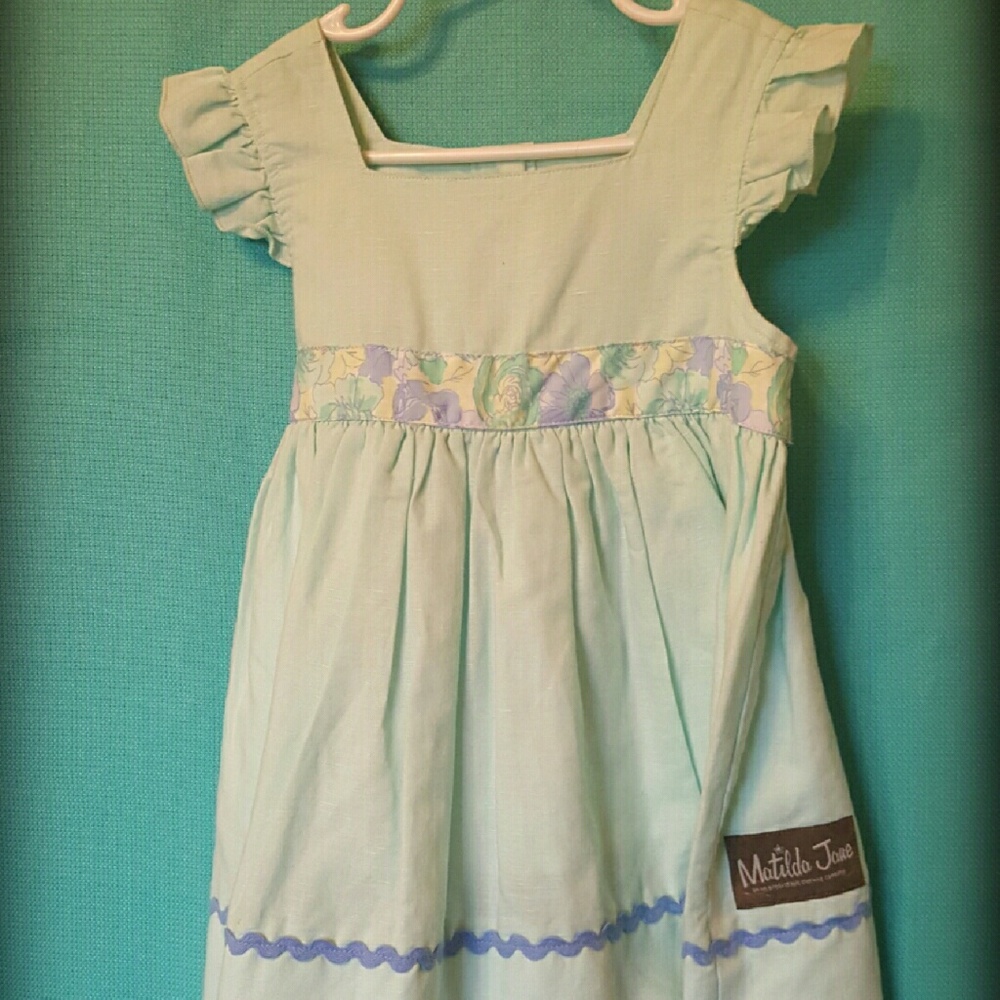 Matilda Jane Blue Linen Dress