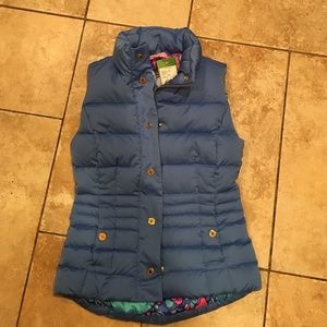 Lilly Pulitzer down vest! Women's xxs