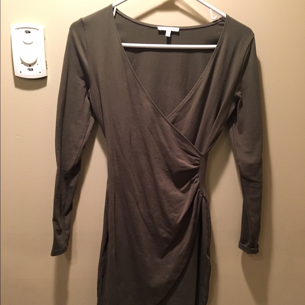 Olive green dress💕