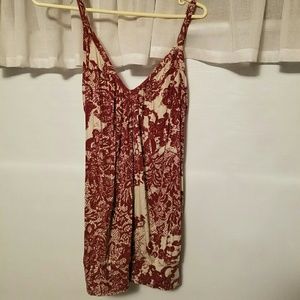 Kismet brand EUC Tan and Red Tank