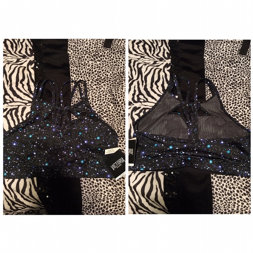 Victoria secret sport galaxy sport bra Med.