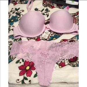 36C PINK BRA & panty set
