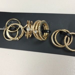 Forever 21 midi rings set