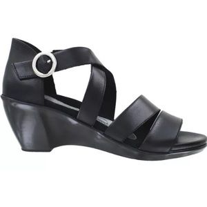 1803 "Horta" Black Sandal NIB Sz 40 (9-10)