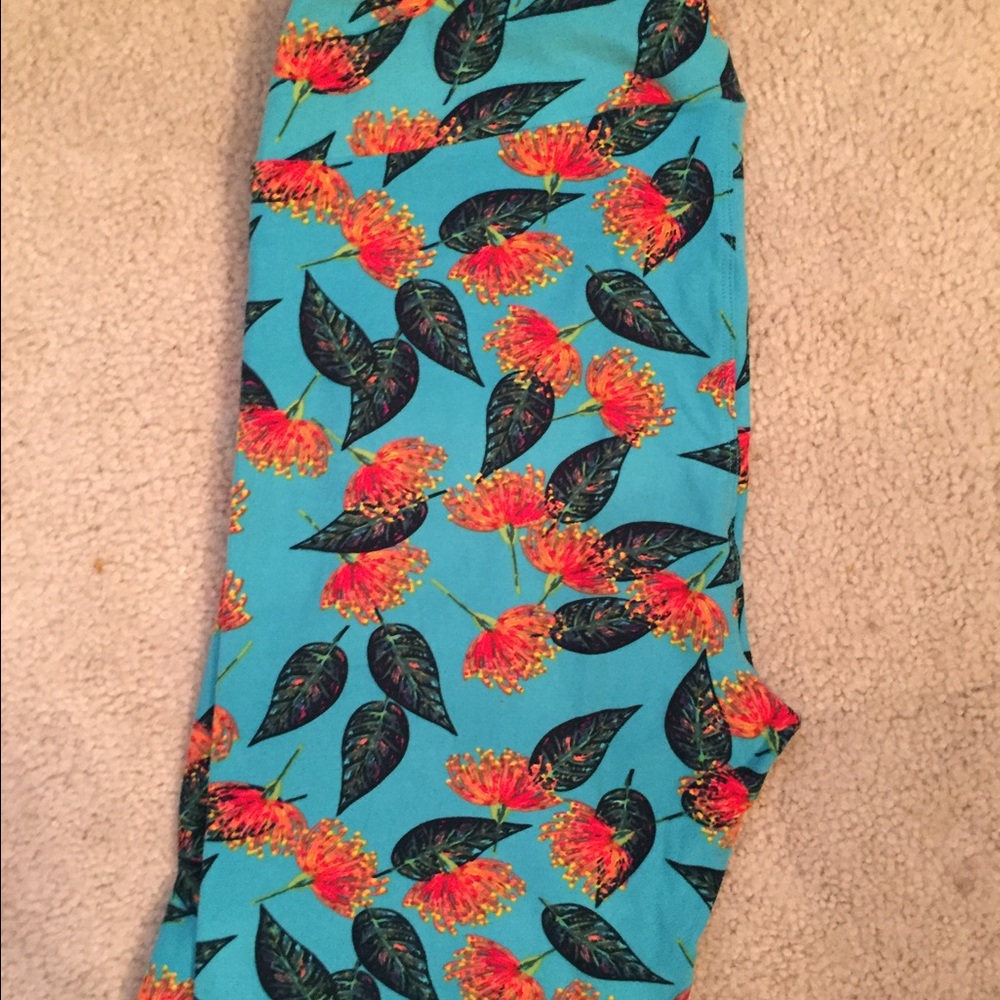 Lularoe floral TC leggings - unicorn alert!!
