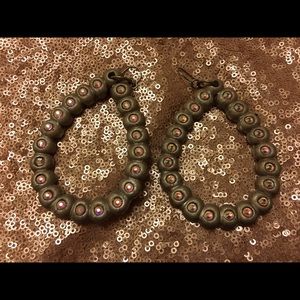 Silver sookie sookie earrings.