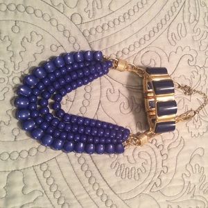 Royal Blue necklace and bracelet