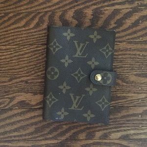 Louis Vuitton card case wallet binder / organizer
