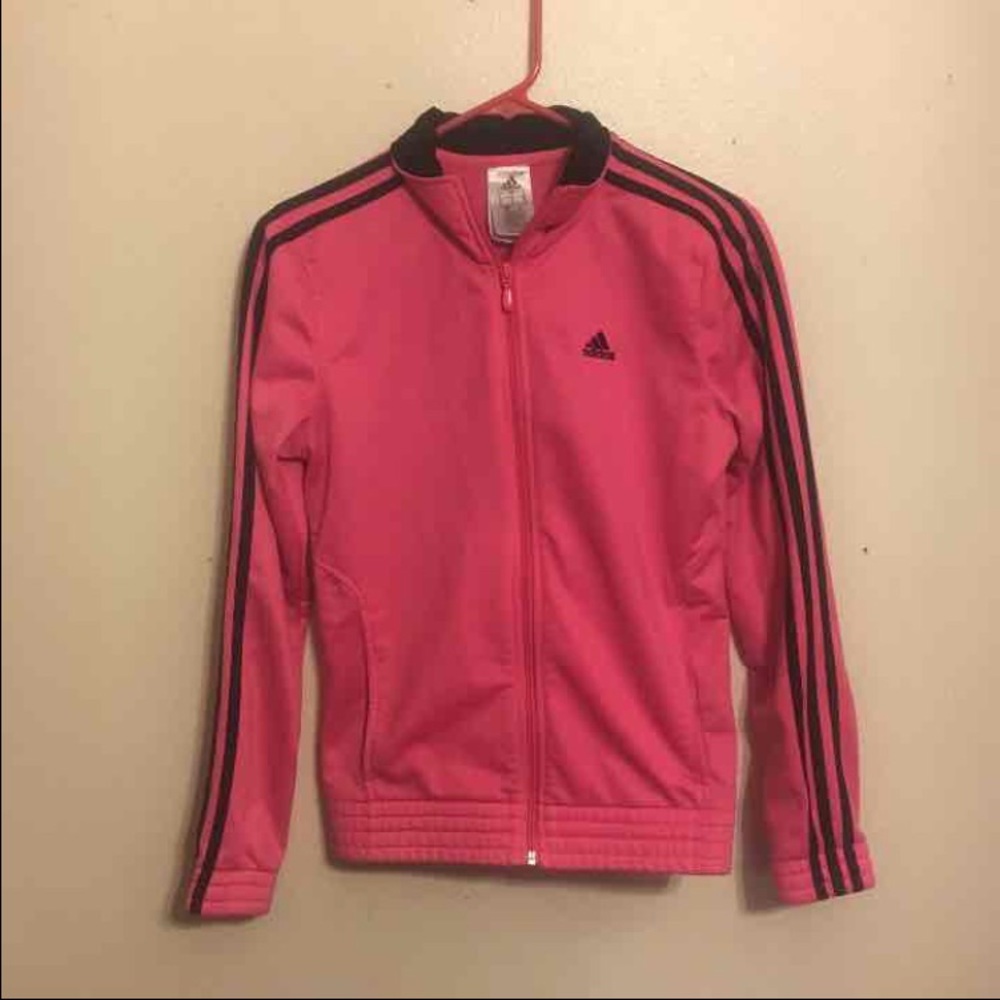 pink adidas jacket