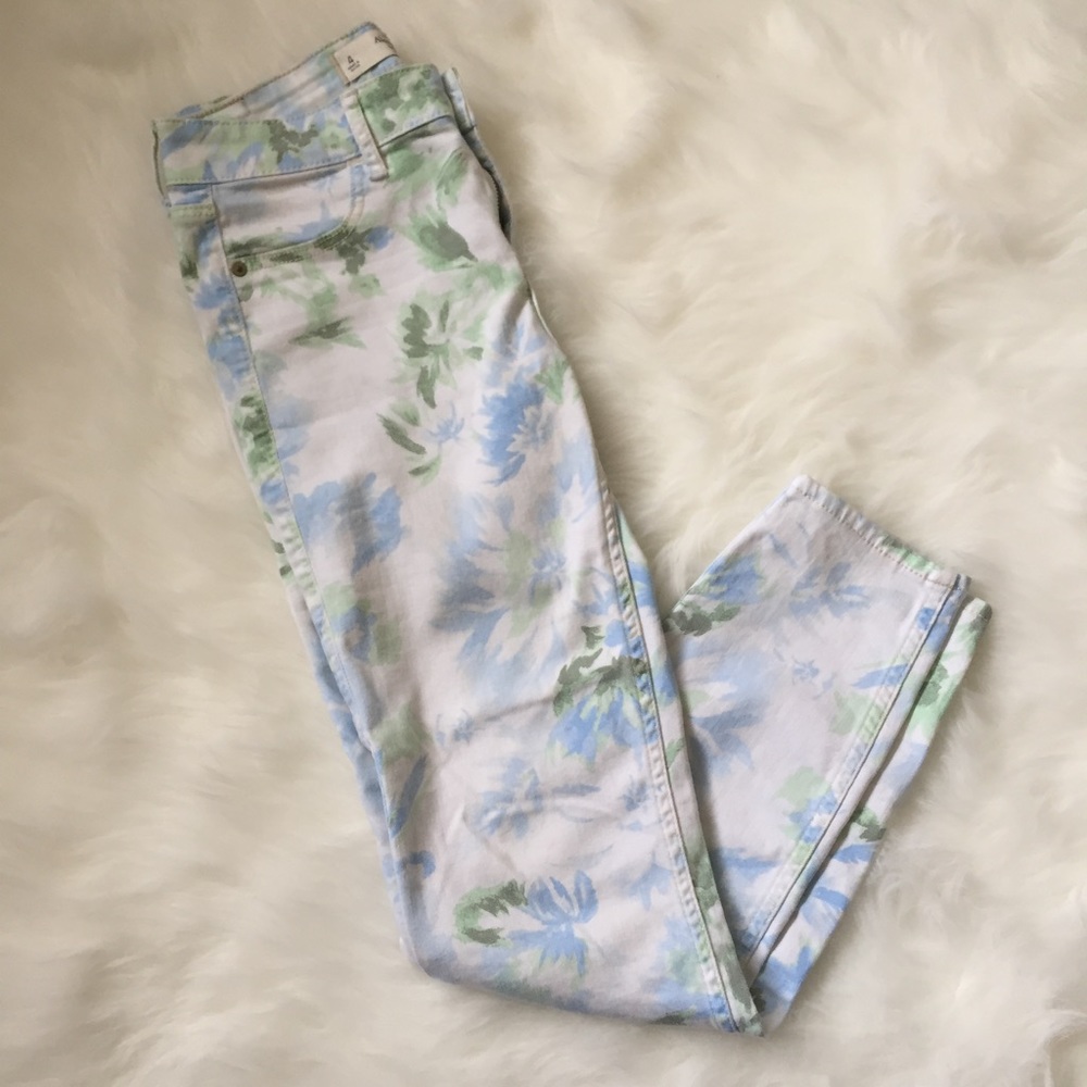 Abercrombie and Fitch Super Skinny Floral