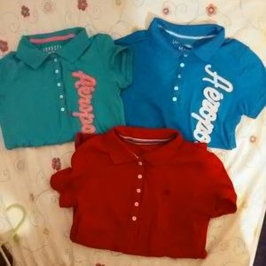 Bundle of 3 aeropostale polos
