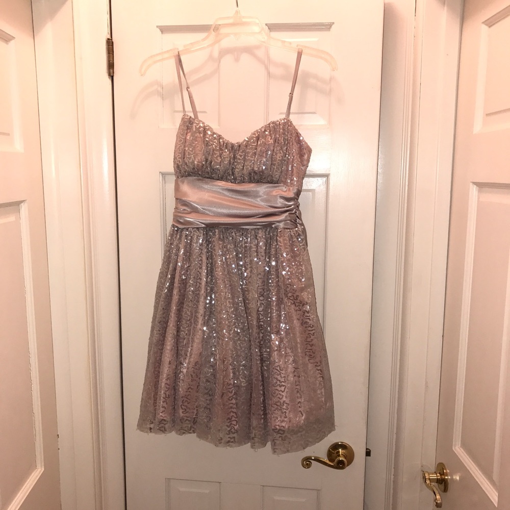 Silver Cocktail Dress