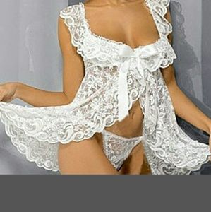 NEW sexy lace baby doll nightie