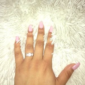 Helzberg Diamond AUTHENTIC White Sapphire Ring