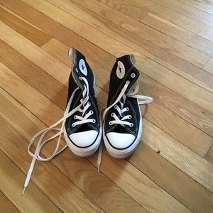 Classic Black Converse High Tops