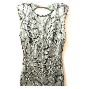 Sequined Mini Dress