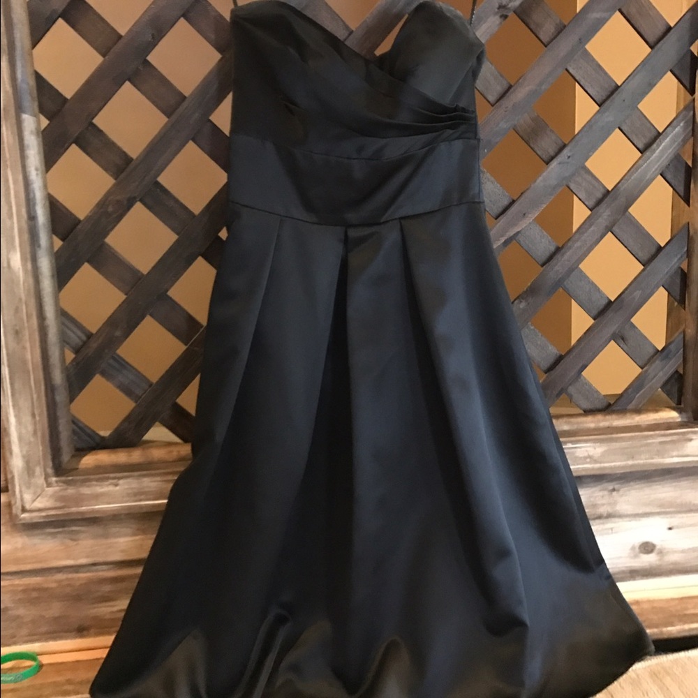 Black tea length dress