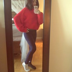 Sizzling ❤️ Vintage Knit Semi Crop Sweater