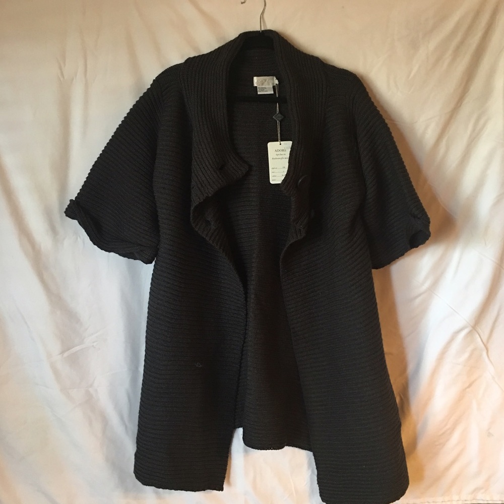 Grey Sweater Overcoat