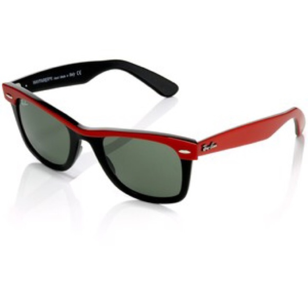 💖Used💖Red Ray Ban Wayfarer Sunglasses