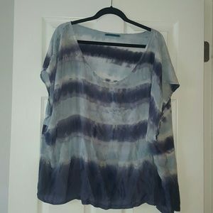 Velvet Tie Dye Top