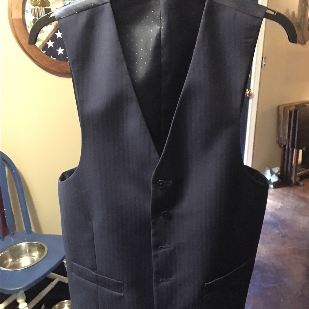 Men's blue vest