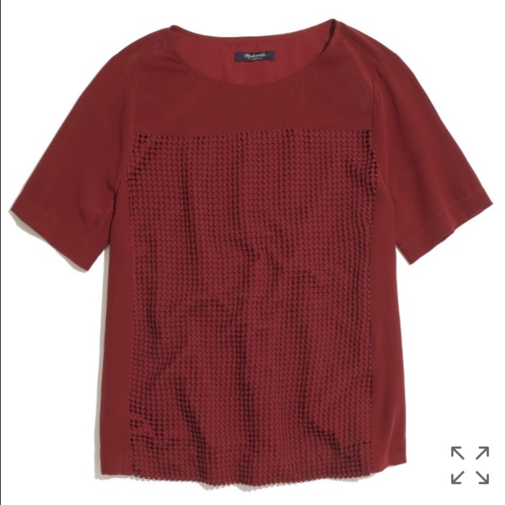 Madewell Meshknot Top - Picture 1 of 4