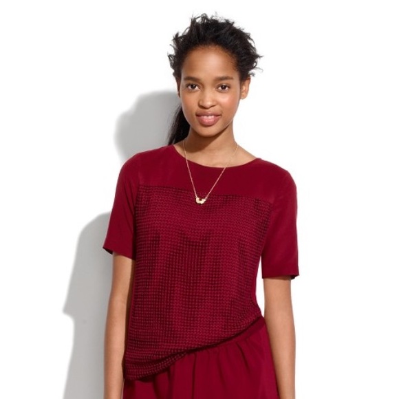 Madewell Meshknot Top - Picture 3 of 4