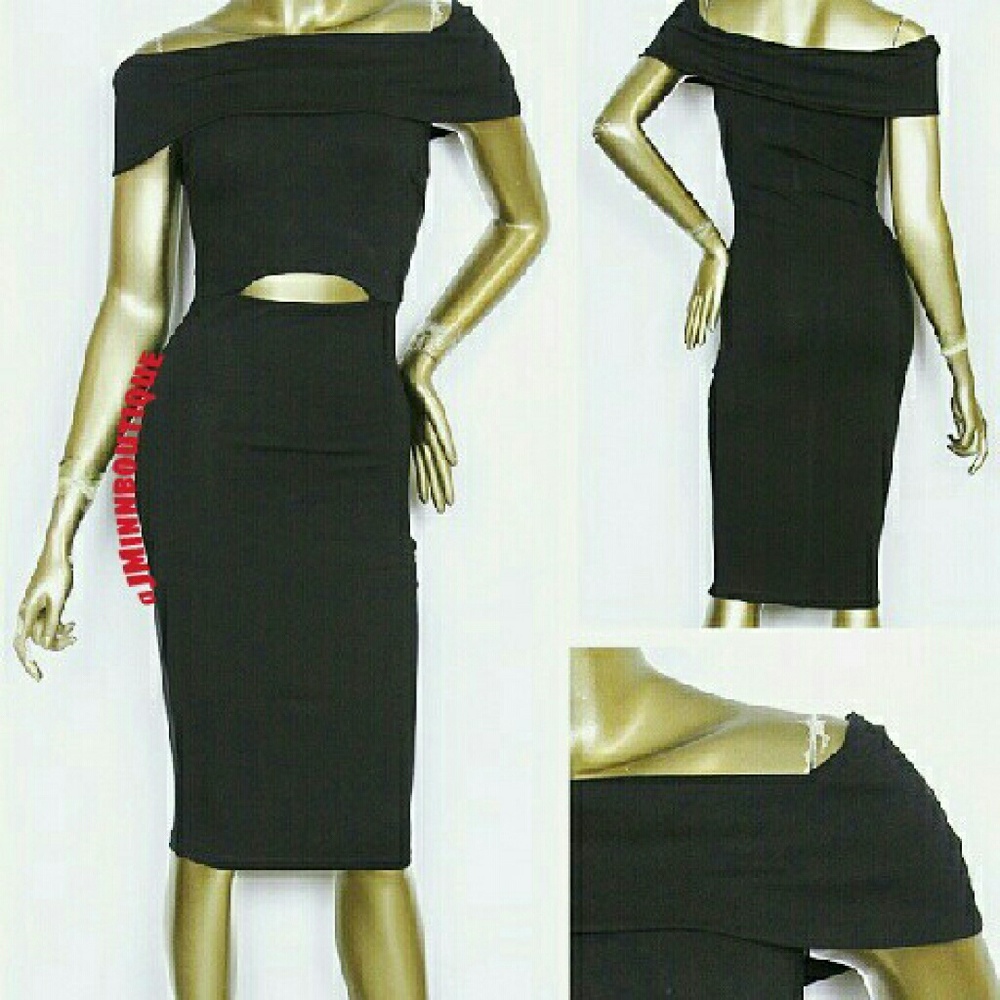 Off-the-shoulder LBD