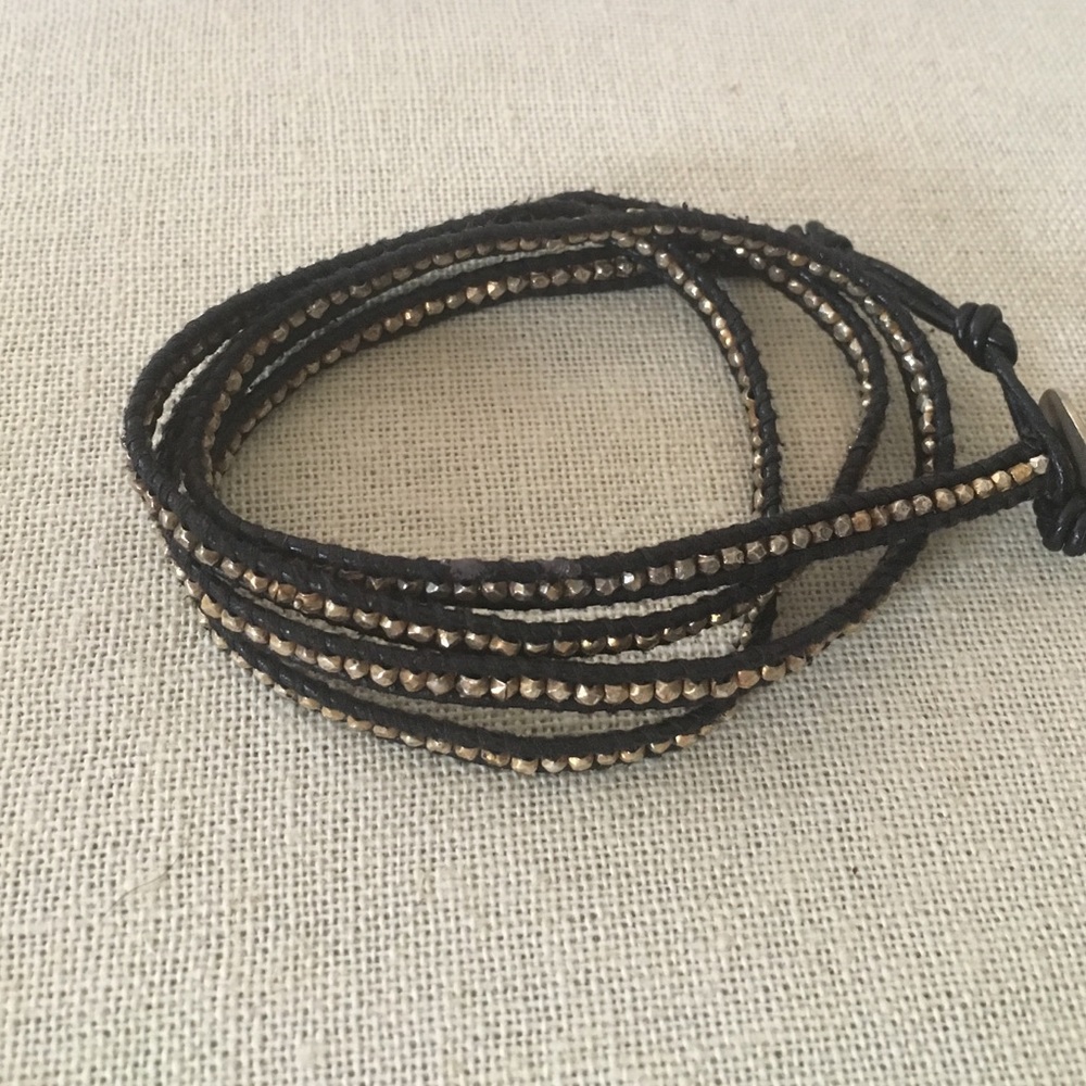 Brown and Gold Chan Luu Wrap Bracelet