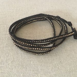 Brown and Gold Chan Luu Wrap Bracelet