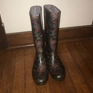 Coach rain boots