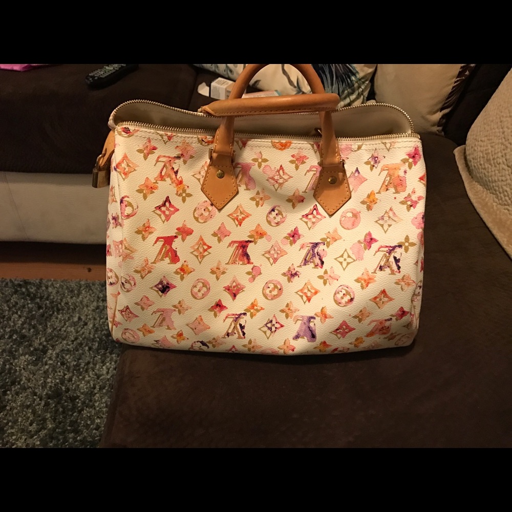 Louis Vuitton speedy35 watercolor