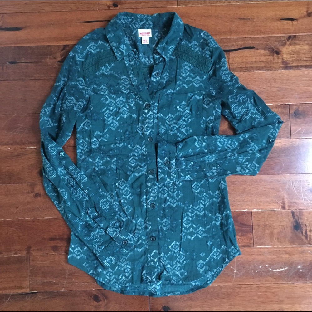 Mossimo Green Top