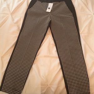 French Connection diamond jacquard trouser