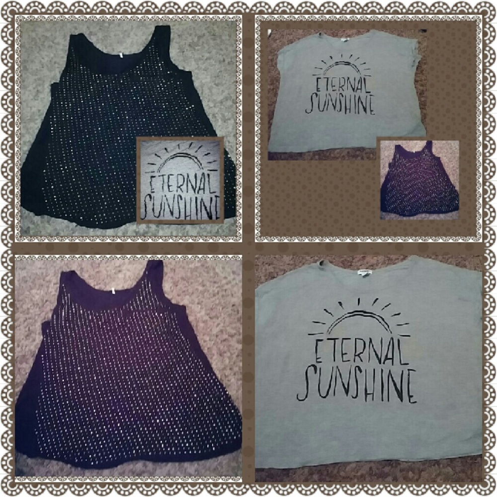 Oversized Tee shirts/tanks