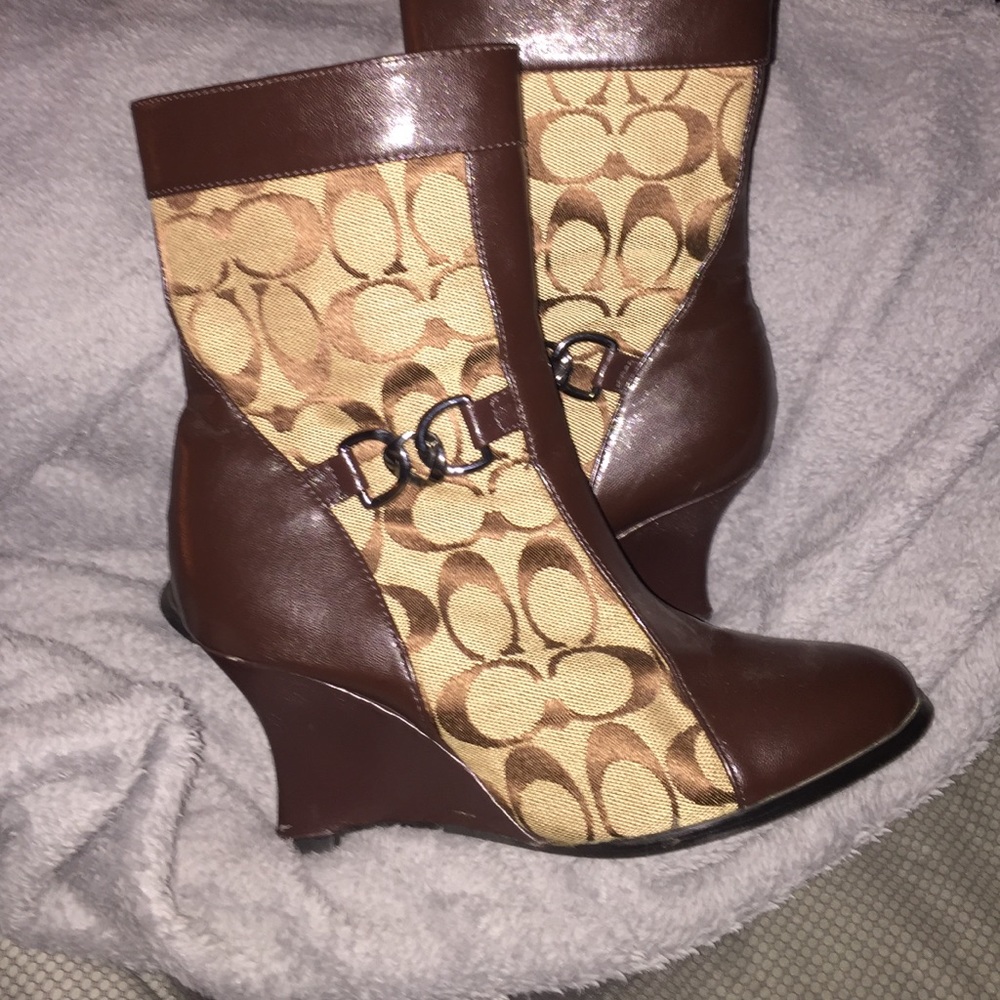 Beautiful coach boots