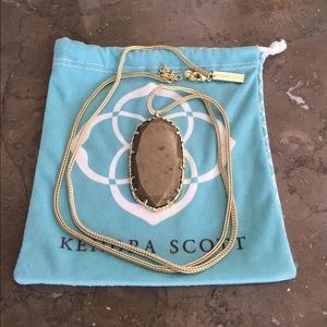 Kendra Scott Pyrite pendant necklace