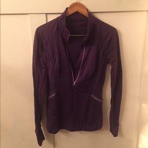 Lululemon plum running top.