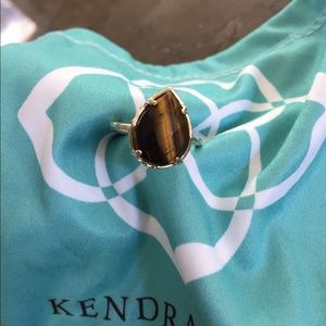 Kendra Scott Tigers Eye ring, size 7