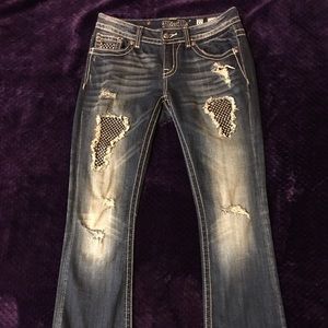 Jeweled Miss Me jeans.