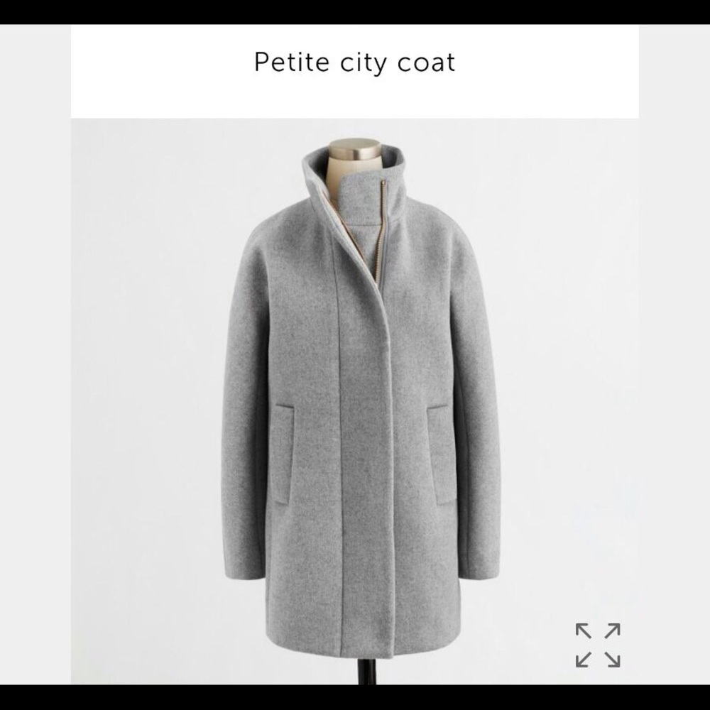 Gray J. Crew City Coat