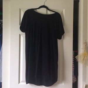 Never worn cotton on black dress