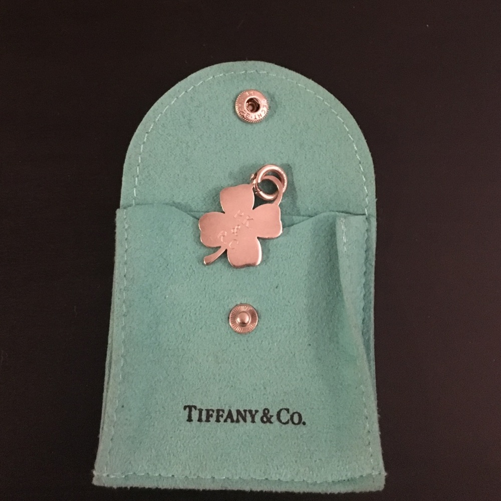 Tiffany & Co silver clover heart