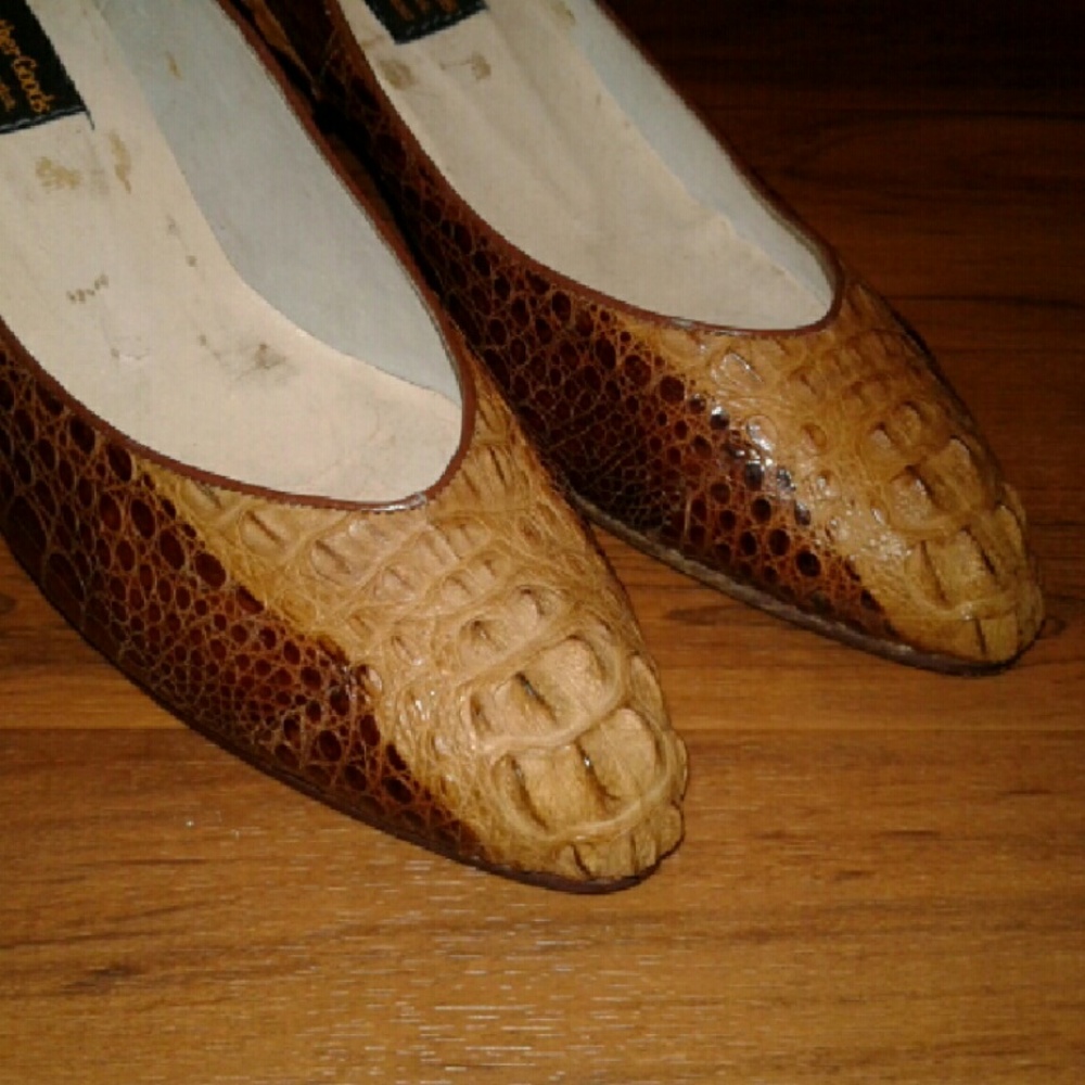 Crocodile Heels by Siam leather goods