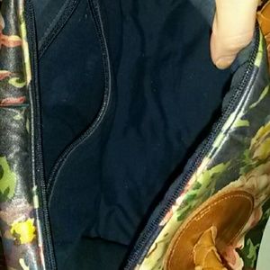 Inside of Floral Handbag
