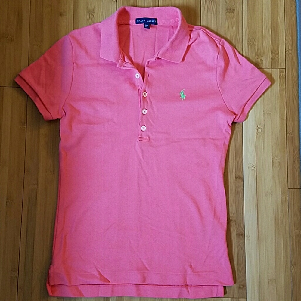 Women's Ralph Lauren Short Sleeve Polo Shirt - Med