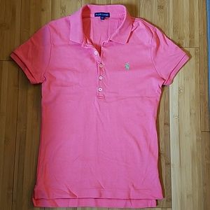 Women's Ralph Lauren Short Sleeve Polo Shirt - Med