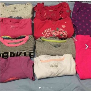 8 shirts 2 Capri size 6