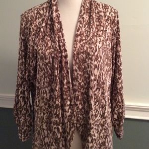 Chico's pink & taupe tones jacket